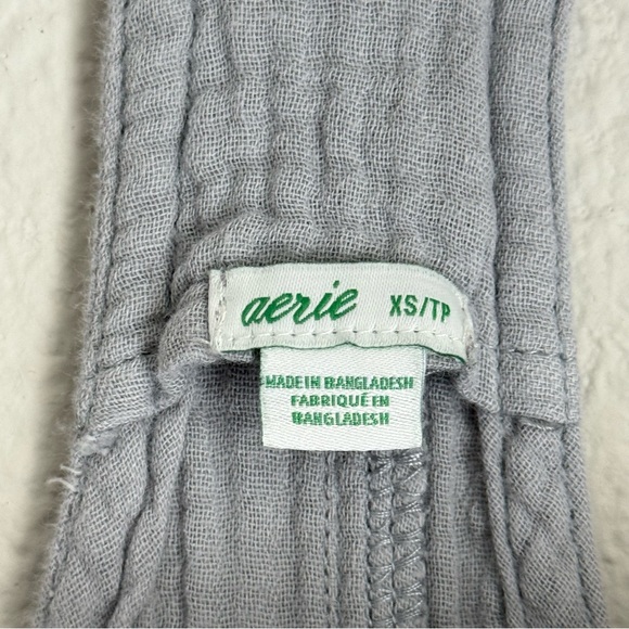 Aerie 100% Cotton Full-length Overall Grey - Picture 4 of 5